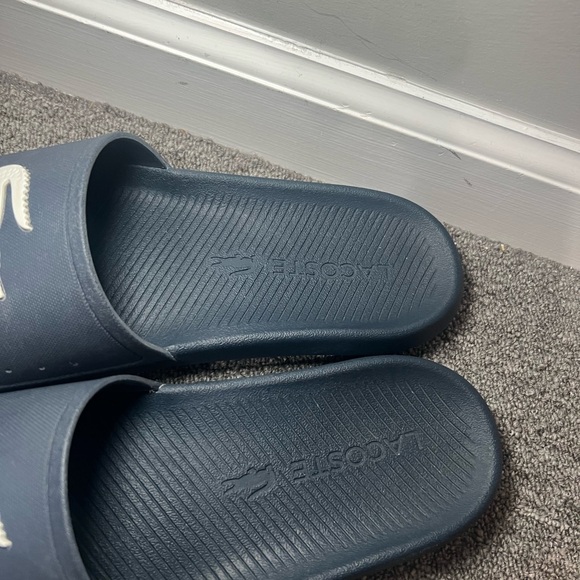 Lacoste Blue Slide Sandals Size 12 - Picture 5 of 9